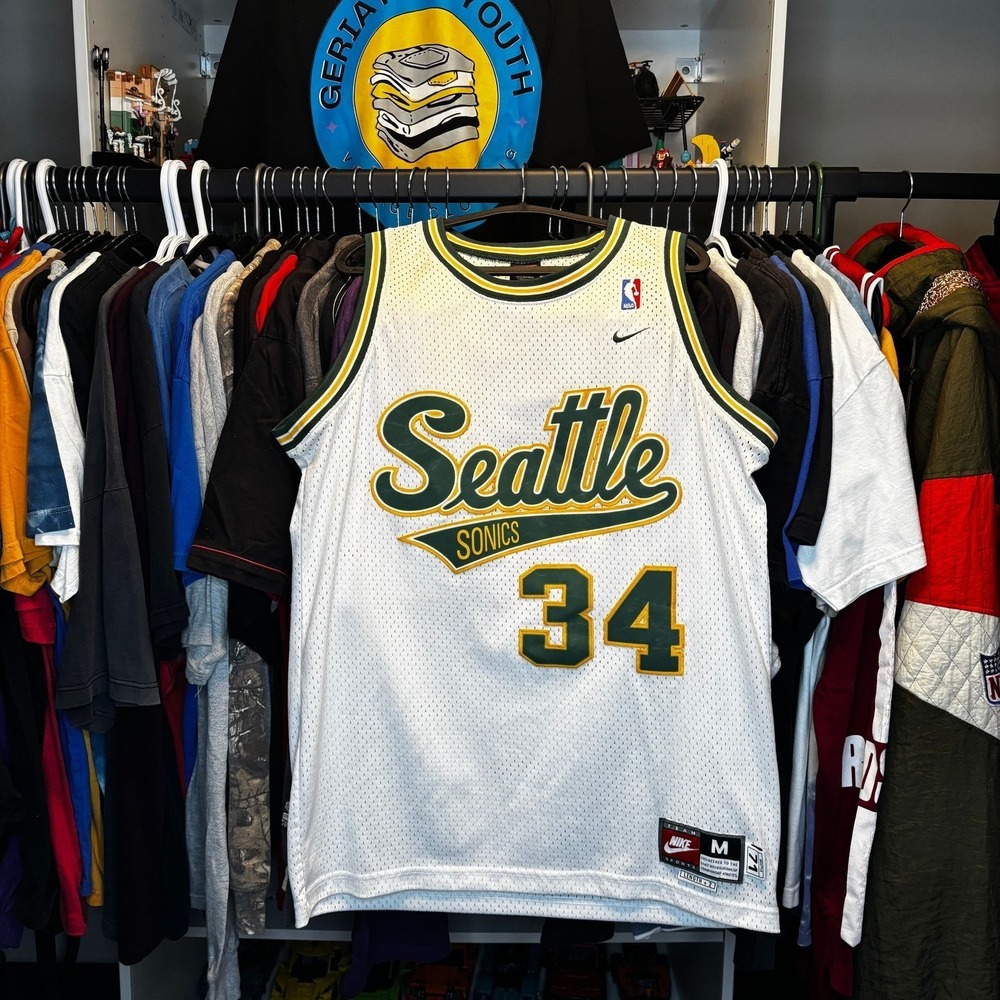 Vintage Seattle SuperSonics Ray Allen Nike Jersey Size Medium